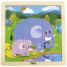 Puzzle éléphant