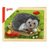 Lot de 5 puzzles des animaux de la forêt
