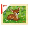 Lot de 5 puzzles des animaux de la forêt