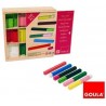 Cuisenaire: les réglettes en bois