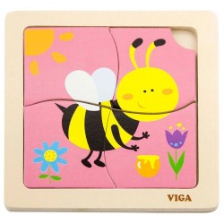 Puzzle abeille (4 pièces)