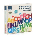 Coffret de 77 lettres majuscules magnétiques