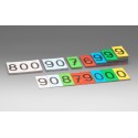 Cartes nombres magnétiques