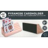 Porte-cartes pyramide