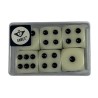Lot de 6 dés 16 mm