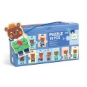 Puzzle frise - Nounours s'habille