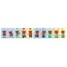 Puzzle frise - Nounours s'habille