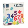 Coffret de 58 chiffres magnétiques