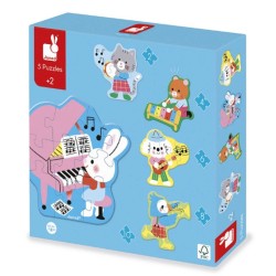 5 Puzzles évolutifs Musique