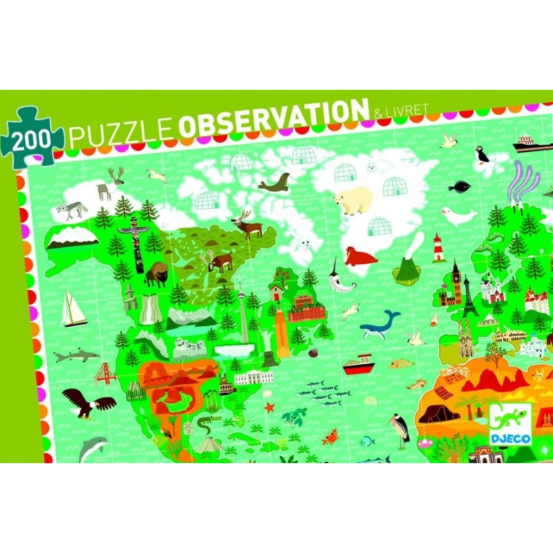 Tour du monde - Puzzle Djeco