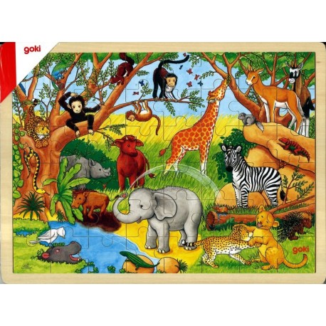 Puzzle bois Afrique Puzzle bois Afrique