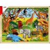 Puzzle bois Afrique