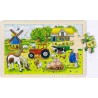 Puzzle bois Ferme des meuniers
