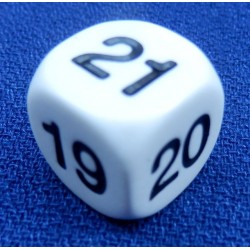 Dé chiffres 19 à 24