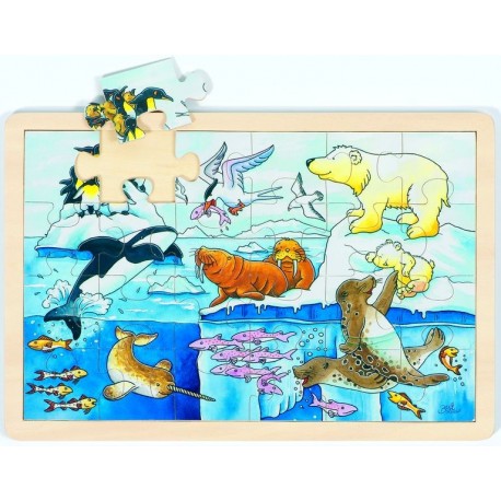 Puzzle bois Animaux polaires Puzzle bois Animaux polaires