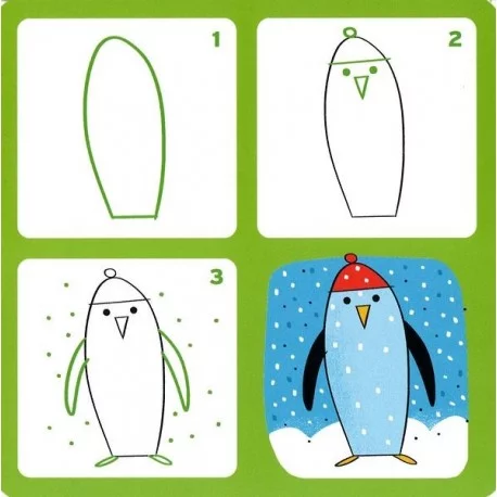 Apprendre à dessiner Step by step Animals and Co - Djeco