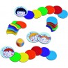 Chenilles arc-en-ciel