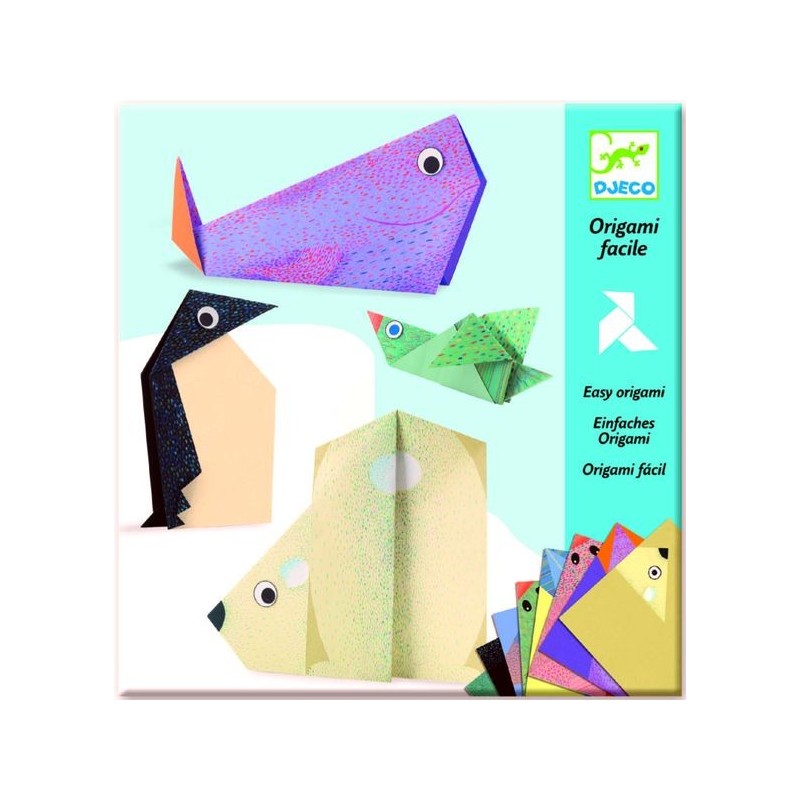 Origami Facile Les Animaux Polaires Loisirs Creatifs Djeco
