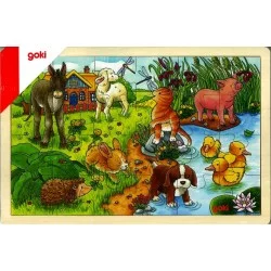 Puzzle bois Bébés animaux