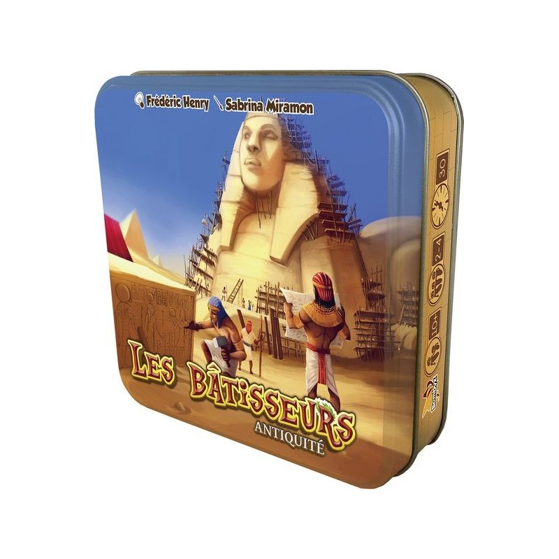 Les bâtisseurs Antiquité, jeu de société Bombyx