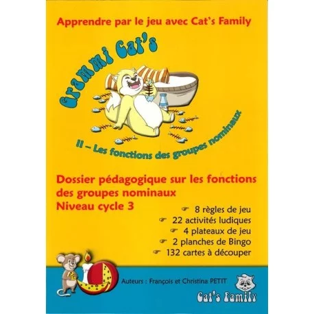 Grammi Cat’s II, dossier fonction groupes nominaux