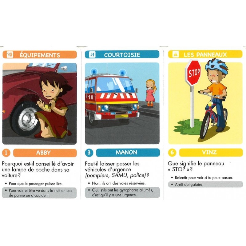 Jeux Sur La Sécurité Routière à Imprimer Secoury et la sécurité routière - jeu éducatif des Editions Abeilles