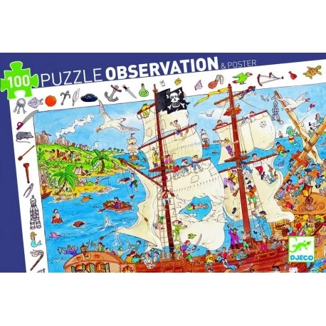 Pirates (puzzle 100 pièces)