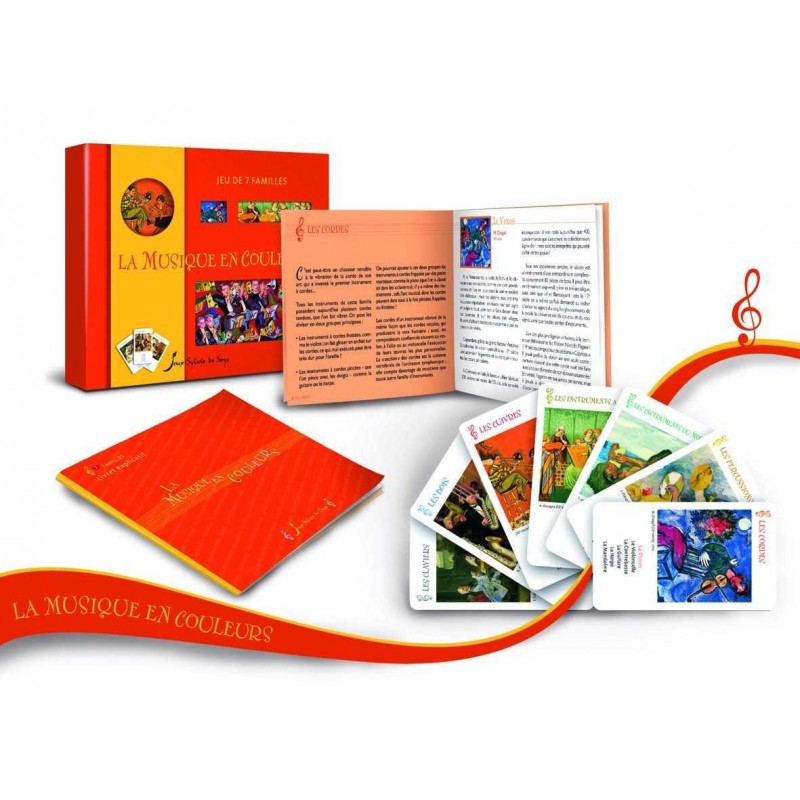 Musique En Couleurs Jeu De Cartes Sylvie De Soye