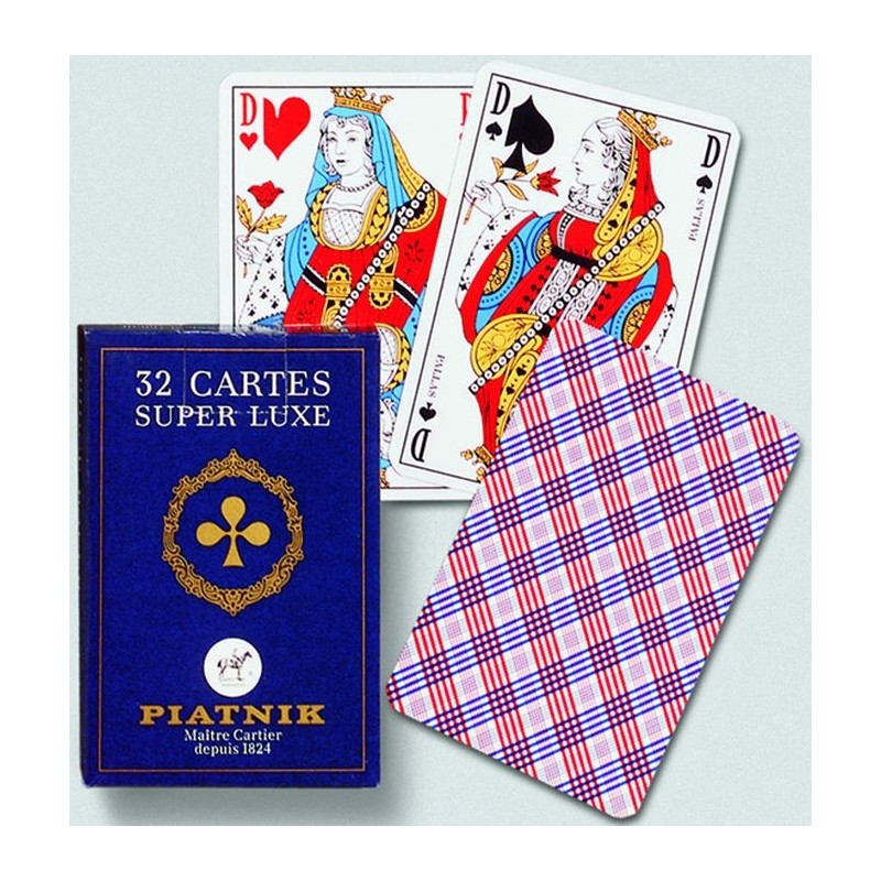 JEU DE 32 cartes ancien avec tampon as de trefle EUR 9,00 - FR