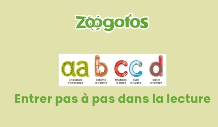 Zoogotos : voir la lettre et retrouver le son