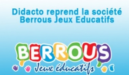 Didacto reprend la société Berrous Jeux Éducatifs