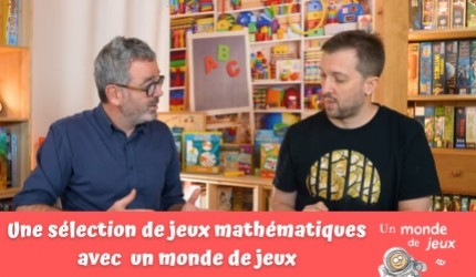 Une sélection de jeux mathématiques avec un monde de jeux